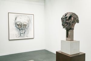 [Huma Bhabha][0], [<a href='/art-galleries/david-zwirner/' target='_blank'>David Zwirner</a>][1], The Armory Show, New York (9–11 September 2022). Courtesy Ocula. Photo: Charles Roussel.  


[0]: https://ocula.com/artists/huma-bhabha/
[1]: https://ocula.com/art-galleries/david-zwirner/